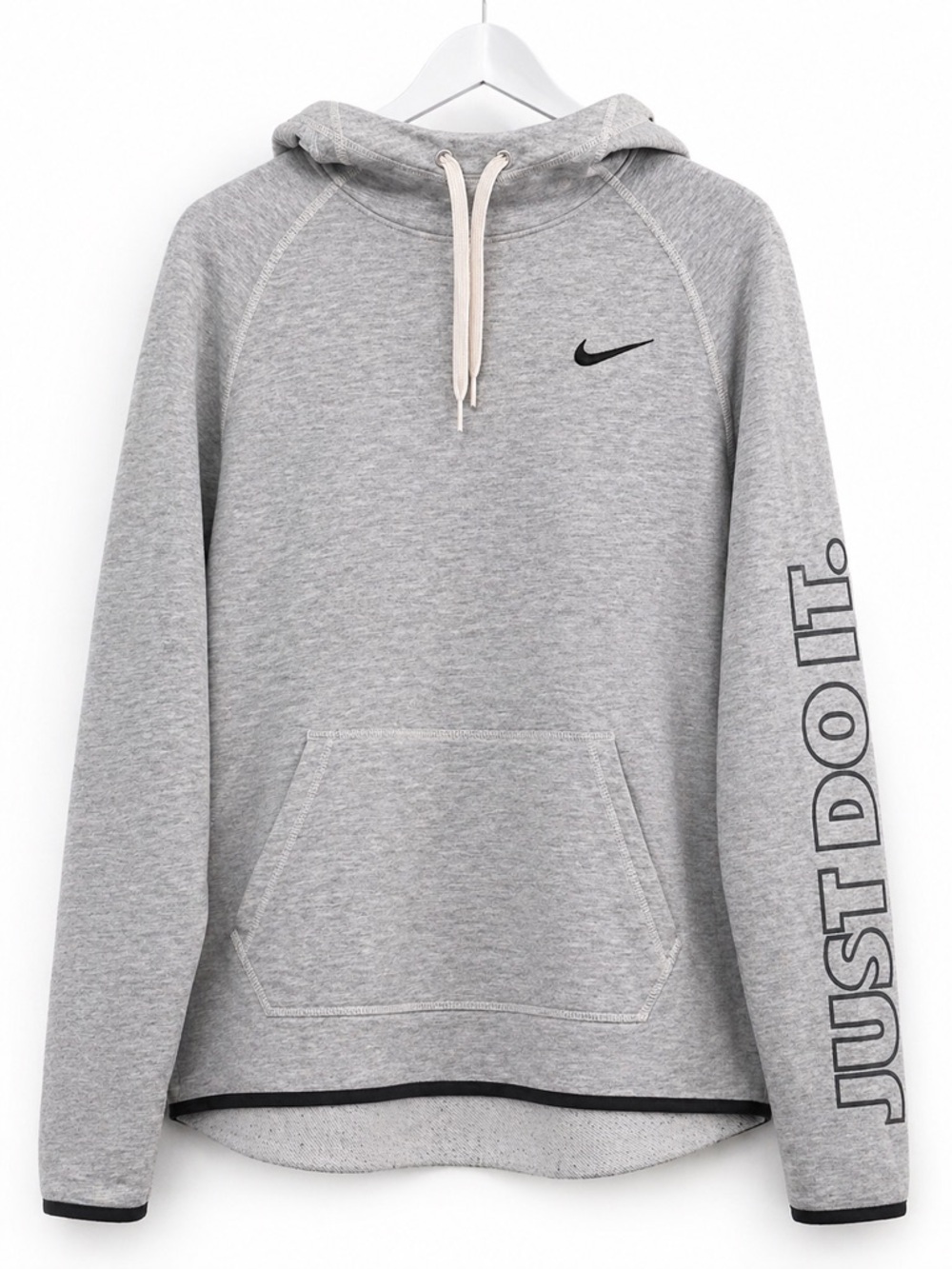 Nike Gray 'Just Do It.' Pullover Hoodie